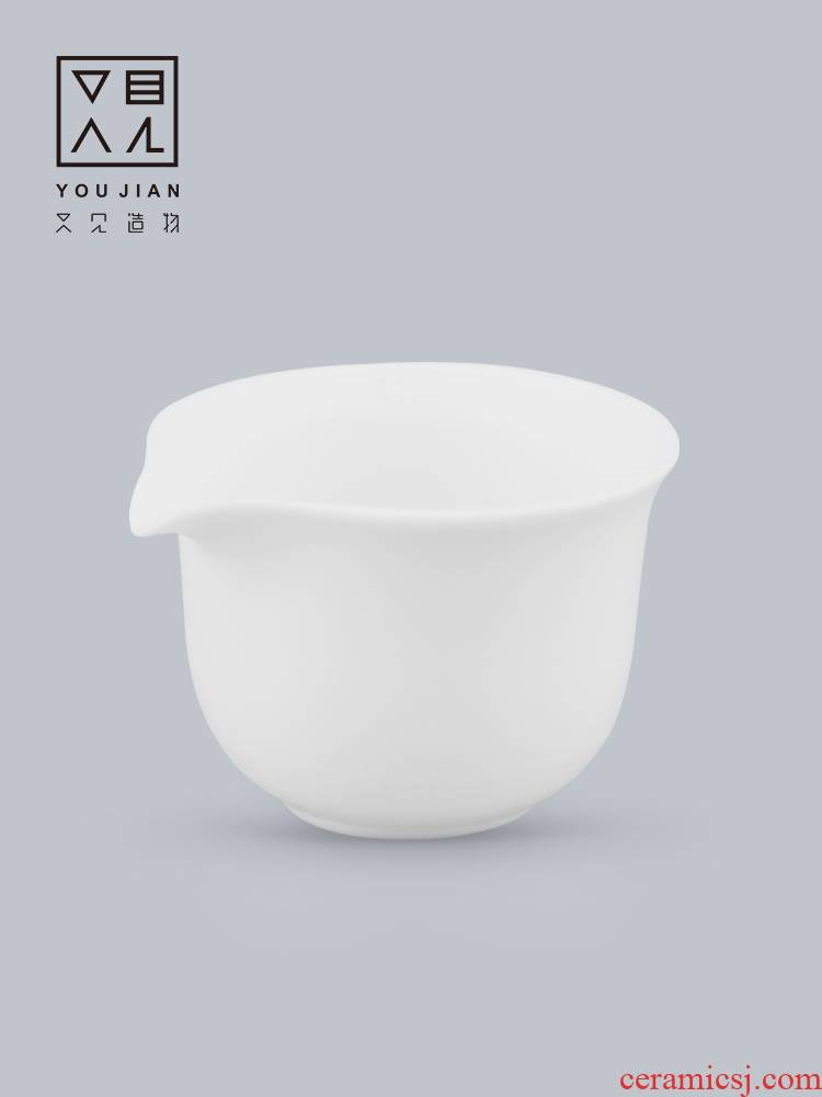 Fair and creation of dehua white porcelain cup kung fu tea tea tea points zen tea machine ceramic and glass cup