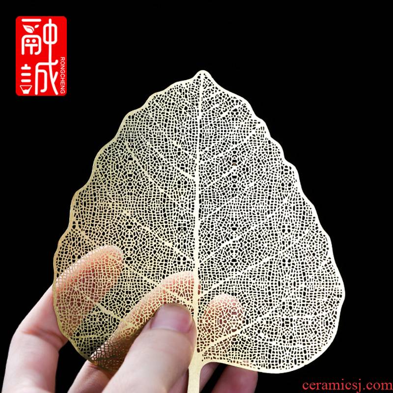 Creative bodhi leaf tea filter leaves cooper) filter kung fu tea accessories tea tea tea strainer