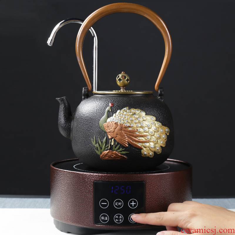 ZongTang Japan iron pot of cast iron tea suit the electric TaoLu boiled tea, the southern household boiled water boiling water pot by hand