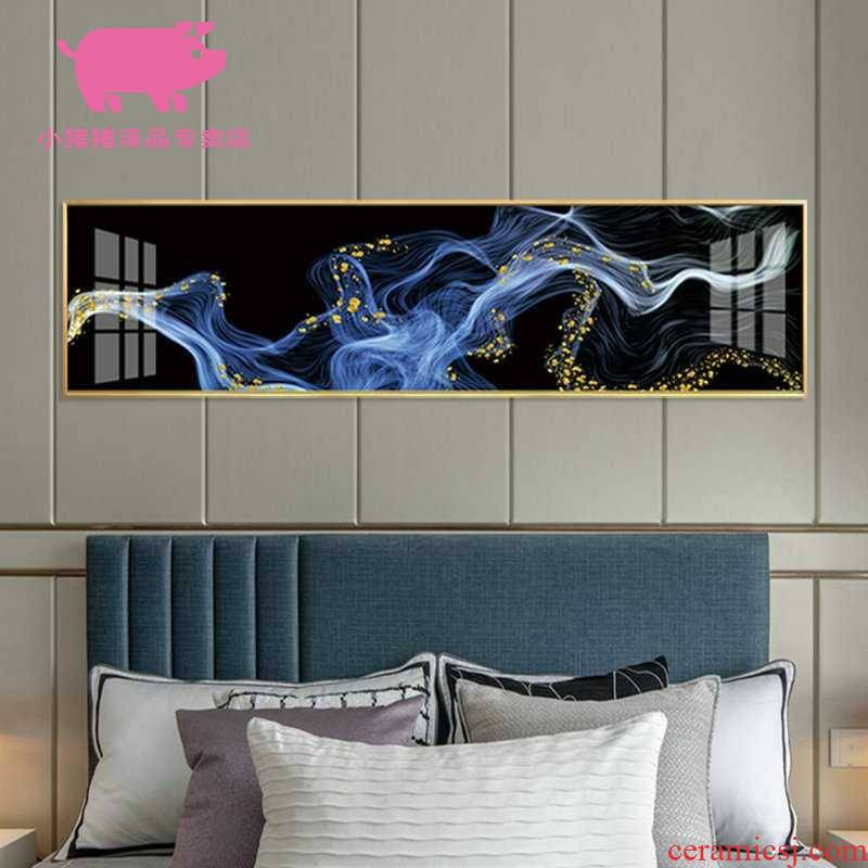 Light key-2 luxury banner crystal porcelain painting painting the living room sofa setting wall of bedroom the head of a bed decoration European - style room abstract to hang a picture