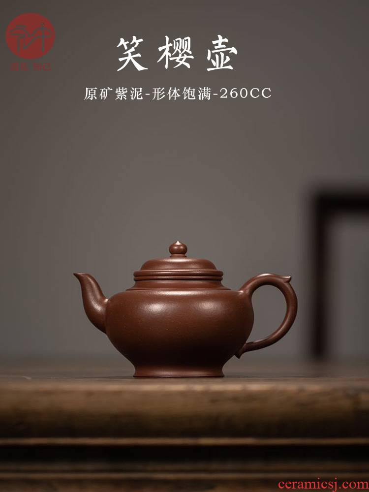 The new pure manual yixing it home bubbles in The macro undressed ore old purple clay teapot kung fu tea set