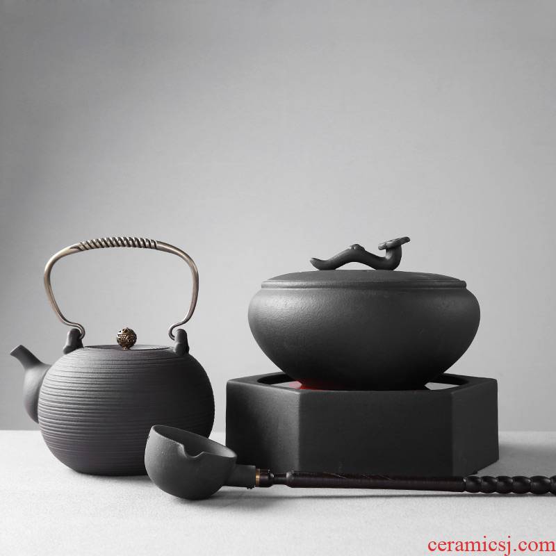 Ceramic electric TaoLu with cover filter boiling tea ware bowl pu 'er kung fu tea kettle home outfit