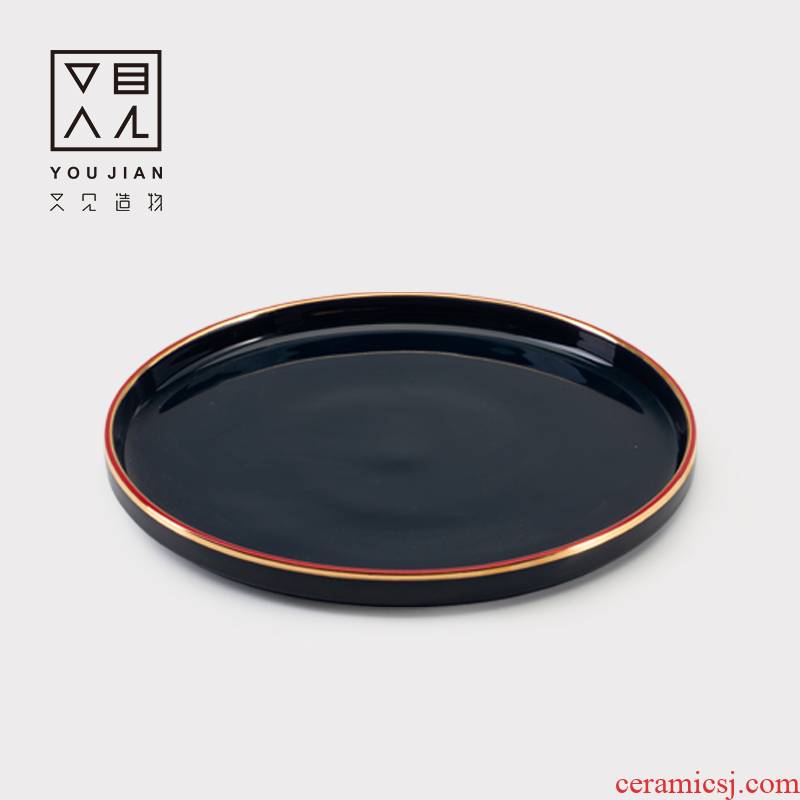 And creation of regnant yipin small ceramic tea tray was Japanese kung fu tea set dry terms plate of household contracted the mini tray