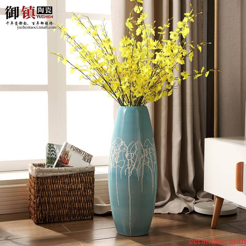 Jingdezhen ceramic vase of large soft outfit art furnishing articles contracted and I European creative home sitting room decoration