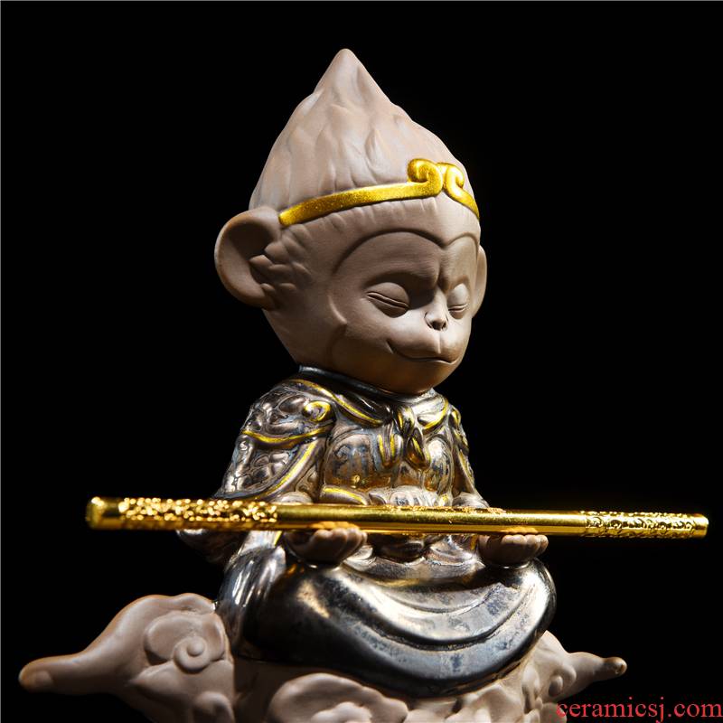 The Monkey King Monkey King place Chinese zen household act The role ofing is tasted soft outfit decoration art creative ceramic arts and crafts