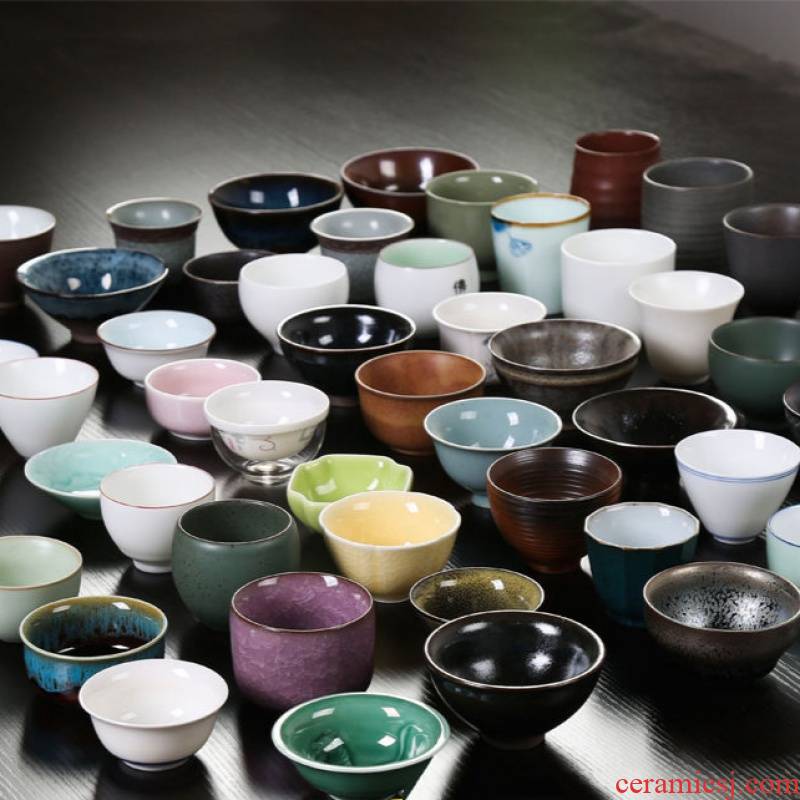 Play built lamp that individual sample tea cup elder brother up of blue and white porcelain cups single CPU kung fu tea set ceramic masters cup size