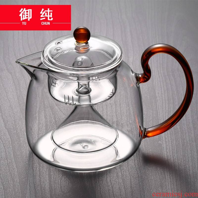 Royal steamed pure heat - resistant glass tea set glass cooking pot in the kettle boiled tea, the electric TaoLu steam pot