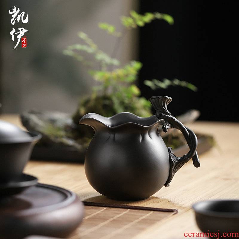 Undressed ore violet arenaceous justice points are cup home of kung fu tea black mud by tea, tea accessories prevent hot tea