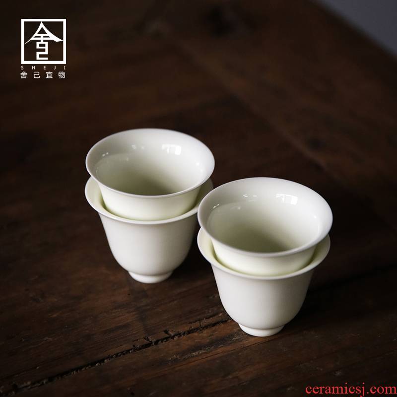 The Master cup sample tea cup Master small ceramic cups Japanese kung fu tea cups a single household of jingdezhen tea service single CPU