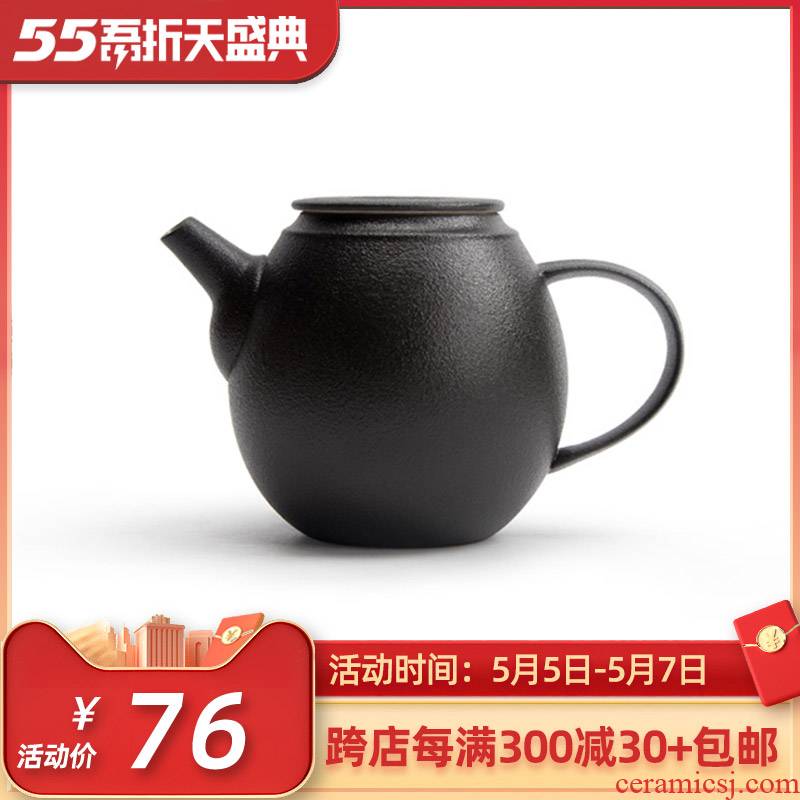 Mr Ku nan shan ceramic teapot household little teapot Japanese filter teapot kung fu tea tea