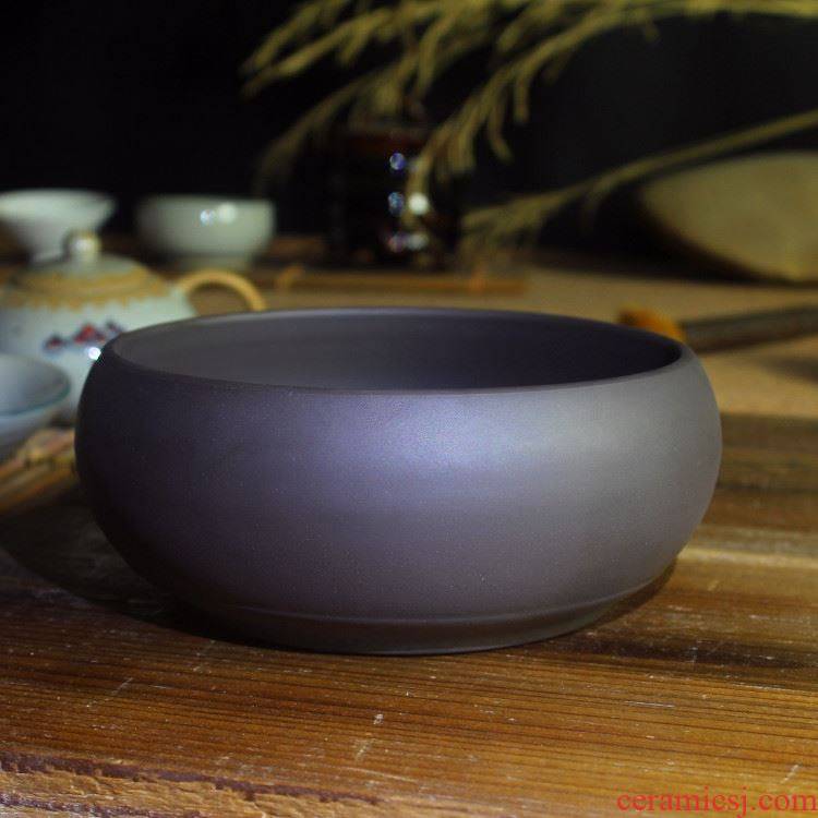 Violet arenaceous breathable hydroponic flower pot refers to basin fleshy oversized ceramic flower pot copper bowl lotus basin grass bag in the mail