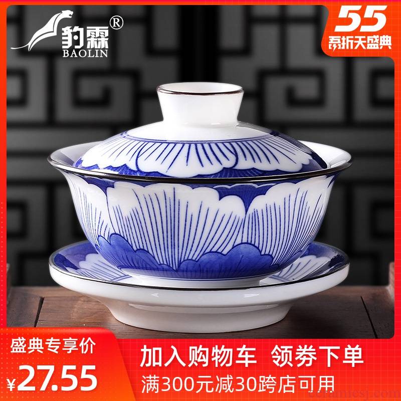 Suet jade porcelain tureen large heavy 300 ml to use large Japanese changed to three cups to a single old white porcelain