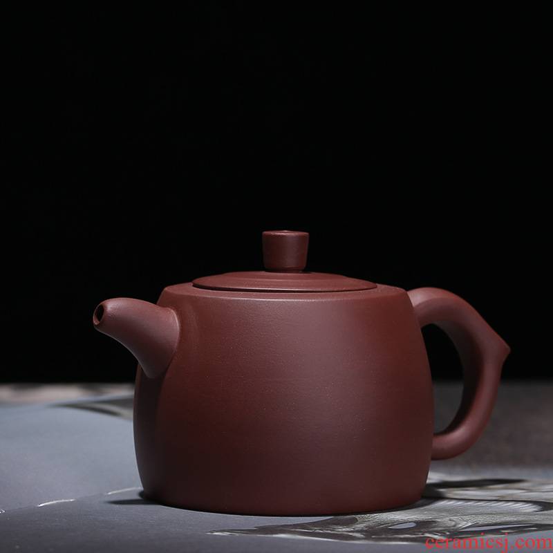 Yixing it checking kung fu tea set the teapot teacup single pot of household teapot well column are it