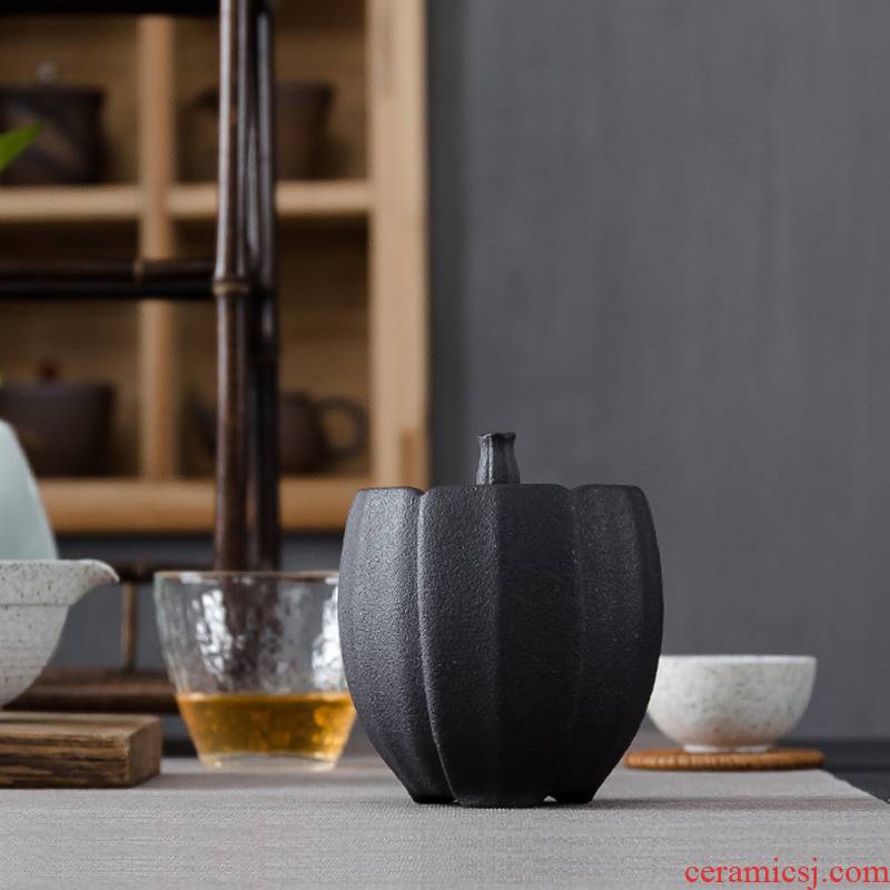 Tea pot ceramic seal in half jins of household pu bulk storage tanks large Tea box packaging moistureproof