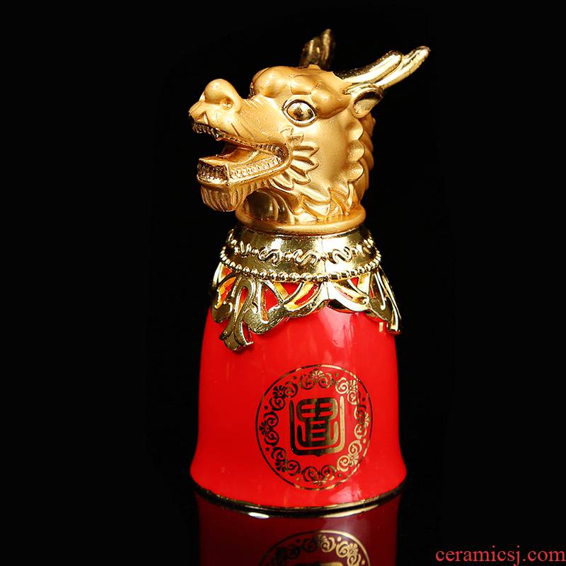 Chinese zodiac ceramic creative Chinese style furniture glass classic wedding housewarming business practical gifts