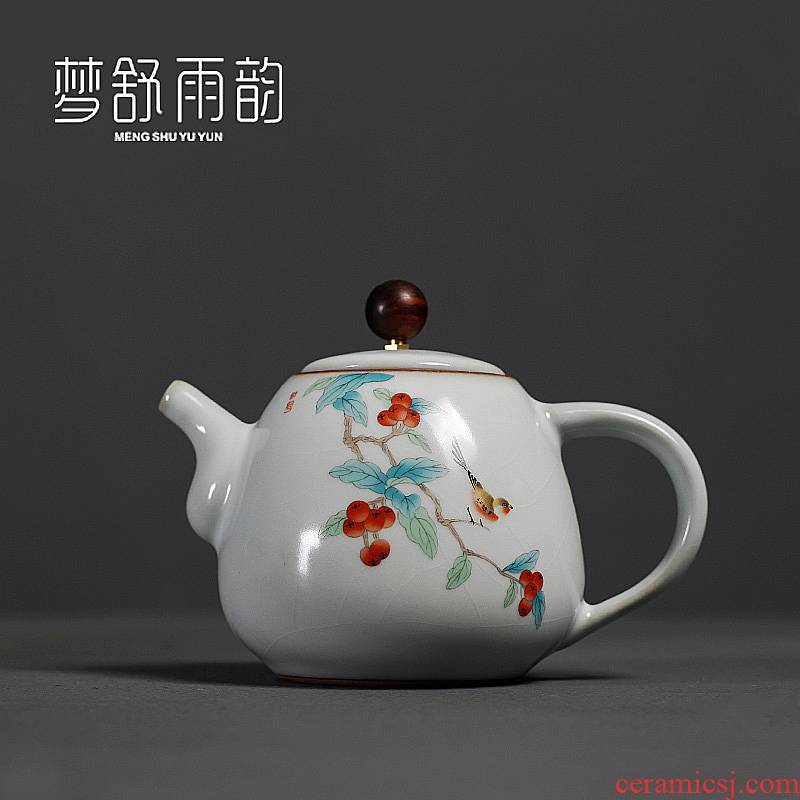 Employed in which your up kung fu tea kettle on your porcelain tea quality goods can keep single pot of ceramic household trumpet