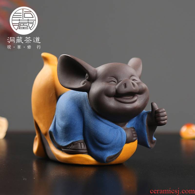 In floor color pet furnishing articles thousand "get sand pottery tea to keep furnishing articles furnishing articles tea tea tea accessories