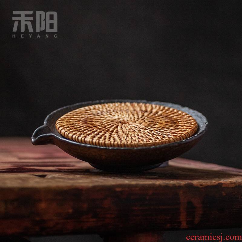 Send Yang coarse clay POTS bearing ceramic pot holder, dry plate mat pot pot mat kung fu tea accessories tea taking with zero