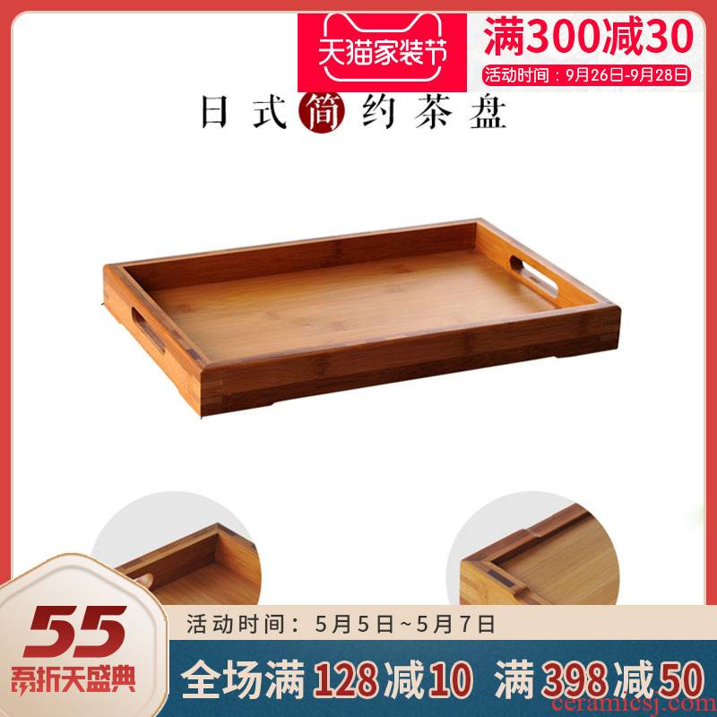 Ceramic story rotz bamboo bamboo tea tray tray base cracks tea tray was kung fu tea tea accessories package mail