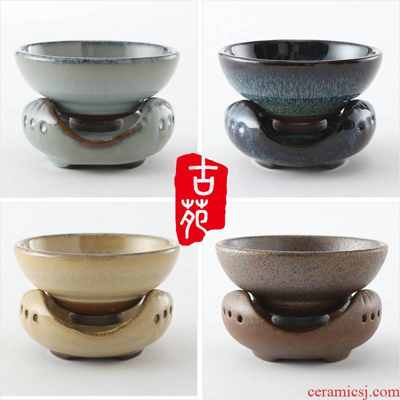 Coarse pottery yixing purple sand good up) tea every ceramic filter mesh frame filter kung fu tea set yulan