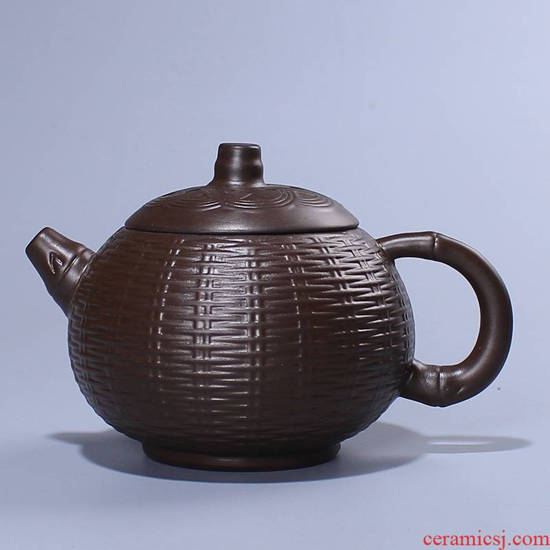 Ceramic teapot tea violet arenaceous single pot of household contracted and I kung fu tea set a single teapot creative tea