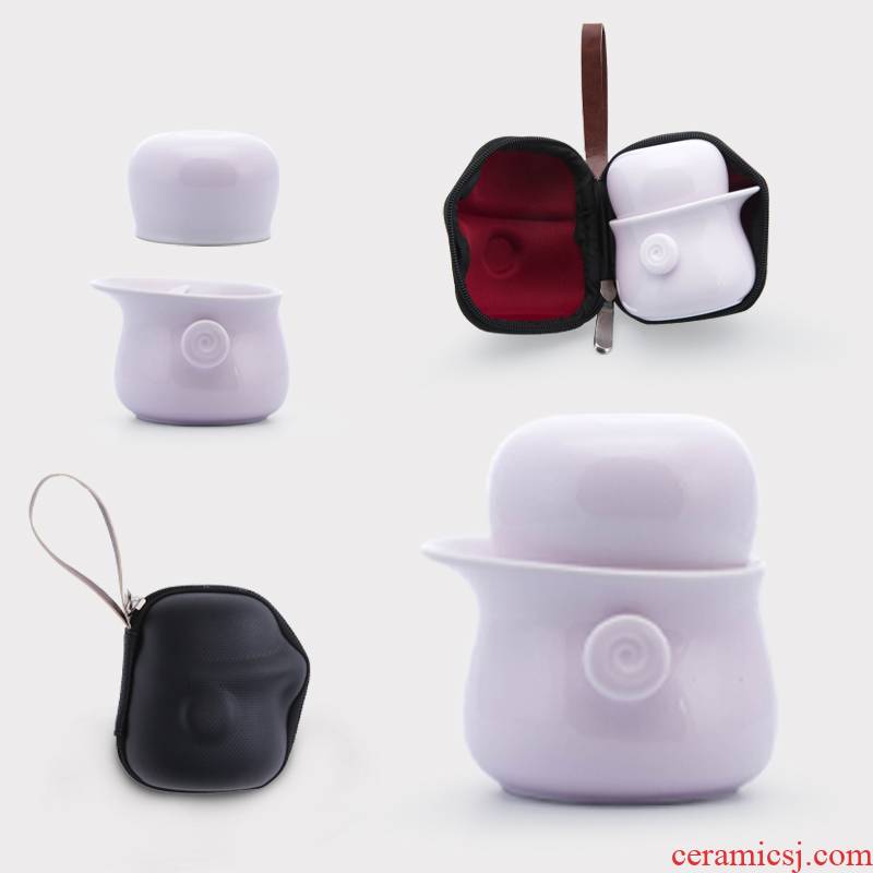 Crack glass portable tea set a pot of tea cup ceramic cup master cup single cup small tea cups cup teapot