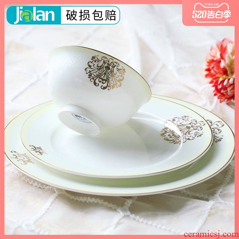 Garland ipads bowls of household food plates teaspoons of European - style originality tableware ceramics ceramic bowl chopsticks sets a single rainbow such use
