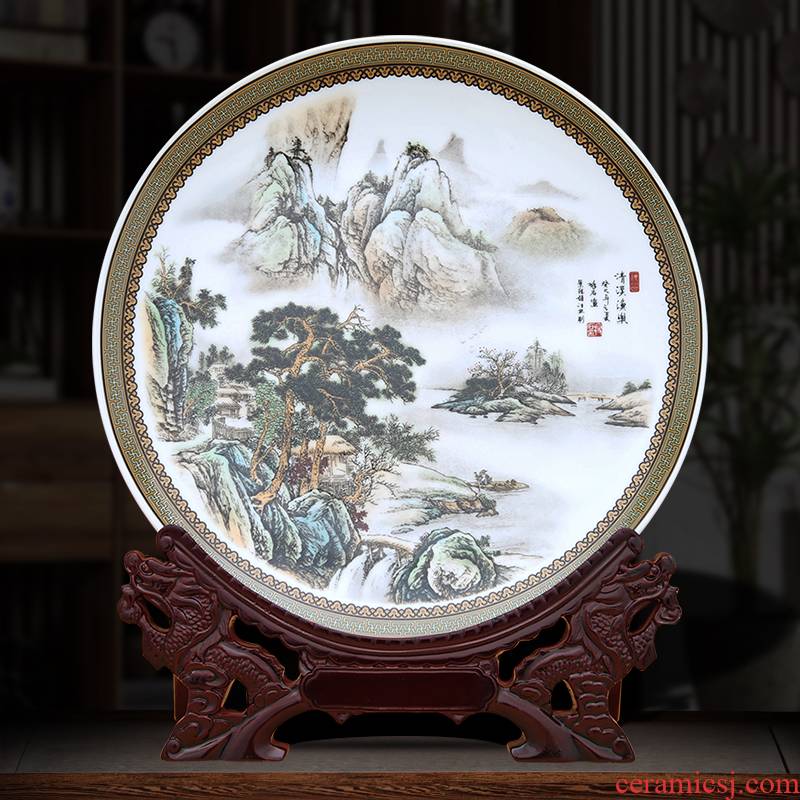 Qingxi yu le decorative plate to industry