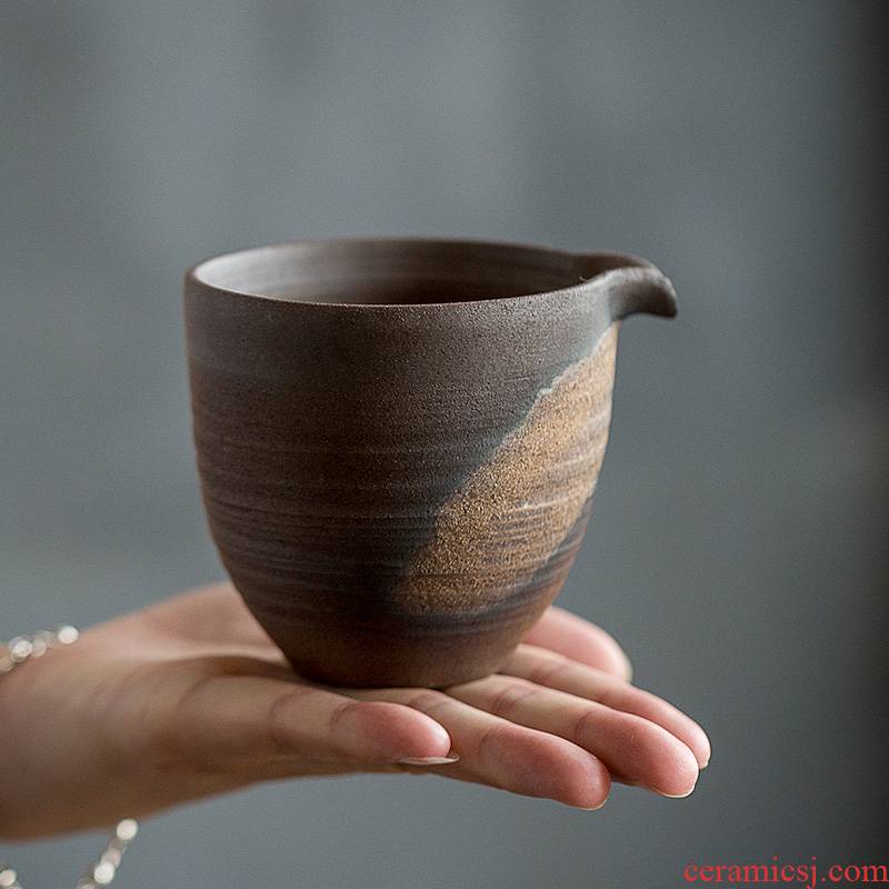 Dehua fair manual coarse pottery cups of tea sea household ceramic tea and a cup of kung fu tea accessories points of tea cups