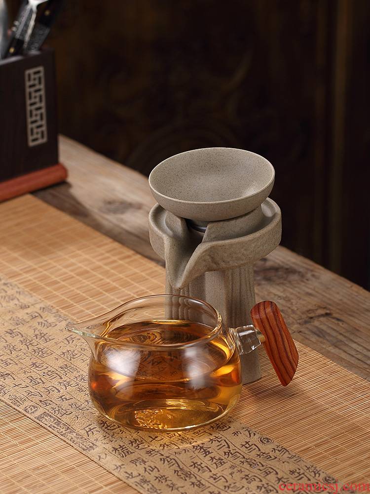 Morning high lateral fair the glass tea cup high - temperature points) a body suit filtered pour cup Japanese household