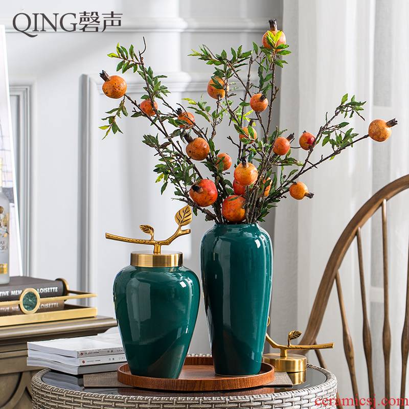 I and contracted sitting room creative flower arranging furnishing articles mesa of new Chinese style home decoration ceramic vase floral arrangements