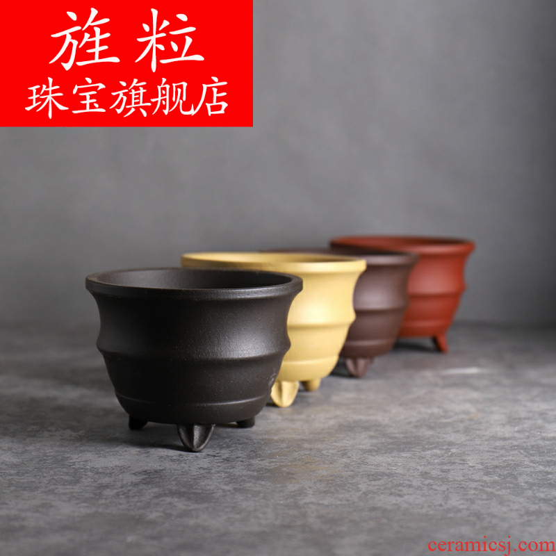 Continuous grain ┣ cloud waist line small exposure to round basin ╂ specials purple flower diameter of about 10 cm
