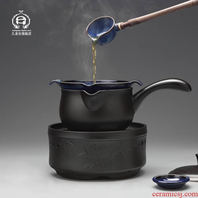 Jingdezhen electric TaoLu cooked this teapot set home tea steamer tea with frosted filter ceramic kung fu tea pot