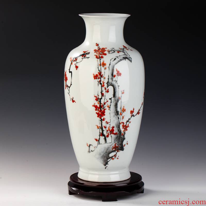 Mesa of jingdezhen ceramics desktop sitting room place porcelain vase flower arranging I household porcelain vase TV ark