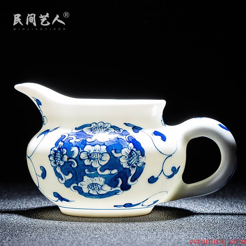 Jingdezhen ceramics by hand kung fu tea tea set points is hand - made porcelain sunflower just a cup of tea tea accessories