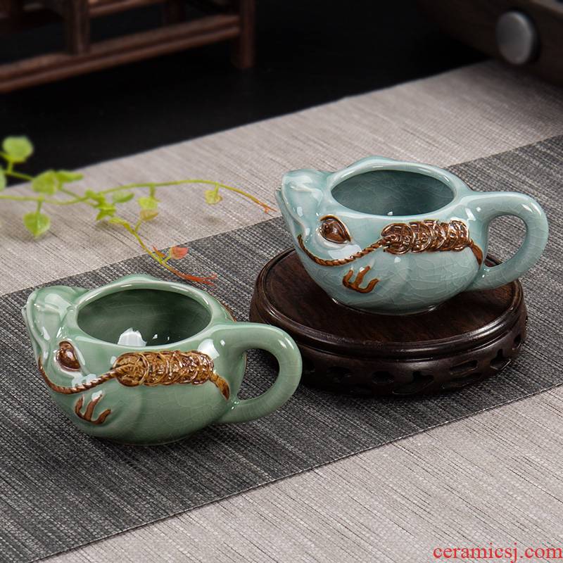 Ronkin tea set reasonable single ceramic creative move tea tea sea parts filter and a cup of tea ware