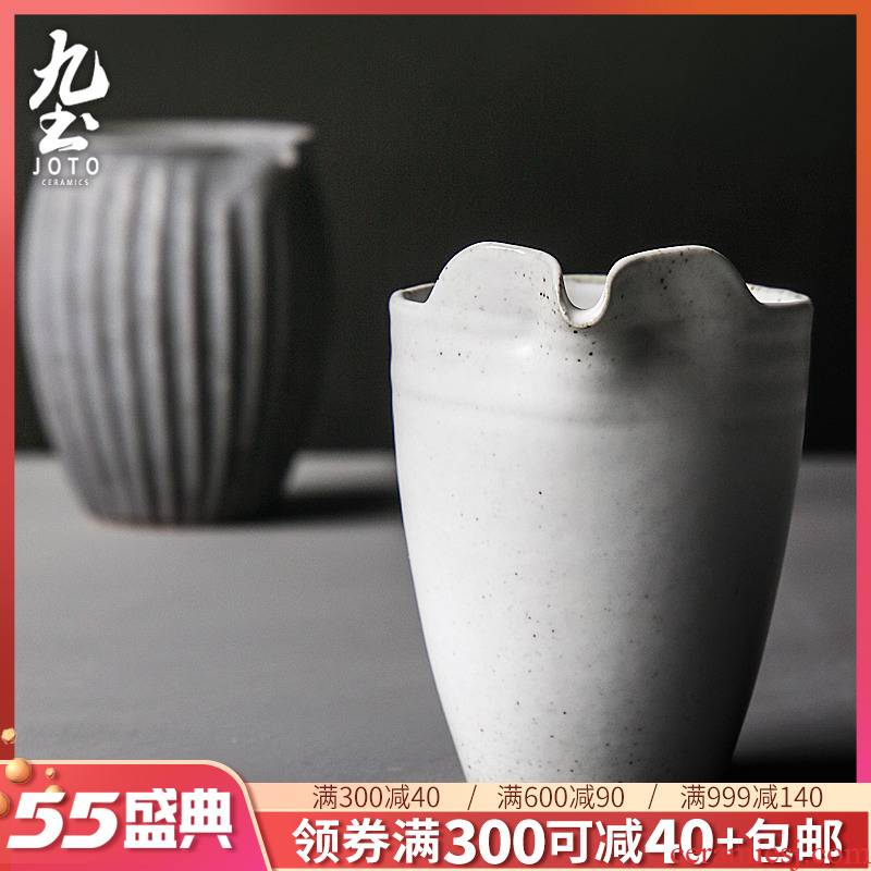 About Nine clay ceramic fair keller and CPU manually restore ancient ways and Japanese well cup from the points of tea ware sea coarse ceramic tea set