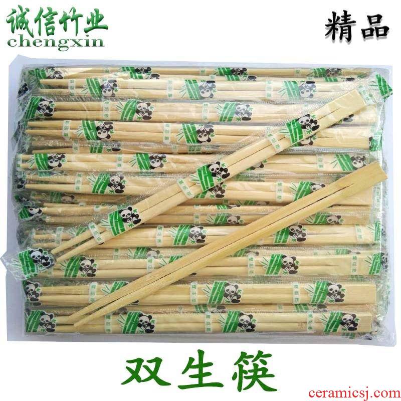 Fast food packaging wedding hotel special being the disposable chopsticks - hot pot restaurant a whole box of high - grade take - away tableware