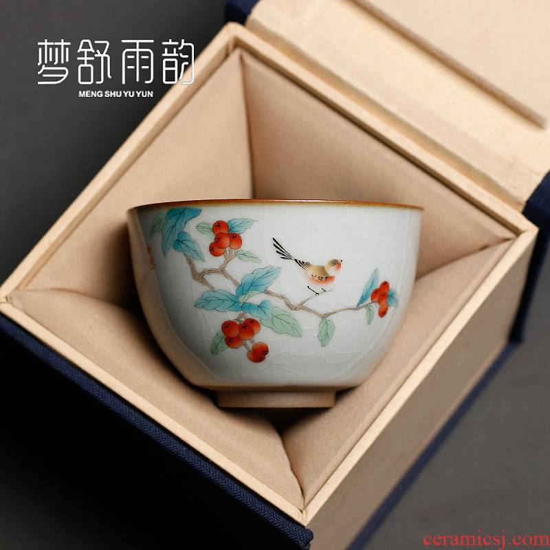 Your up master kung fu tea tea cup cup single cup "women start sample tea cup a single large porcelain bowl ceramics