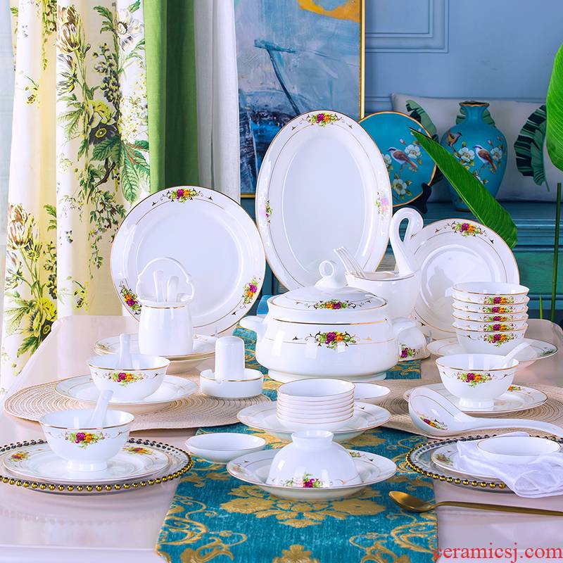 Antarctic treasure tableware suit fresh suit the dishes simple home dishes contracted Europe type/tableware portfolio