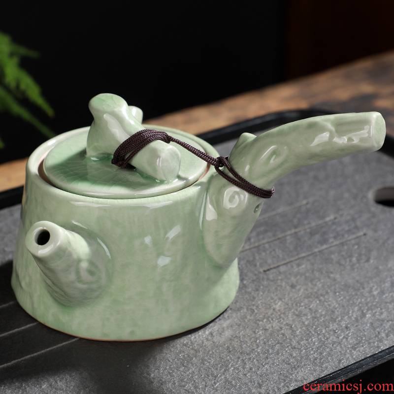 Hand your up on large porcelain teapot can keep small single pot of ice to crack the xi shi pot of ceramic kung fu tea bag in the mail