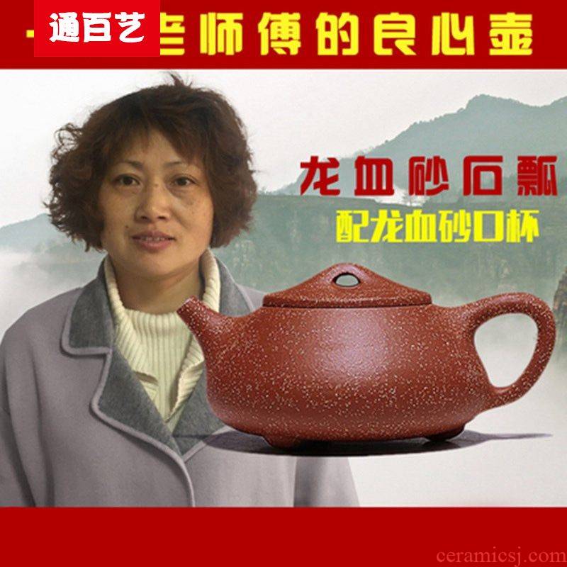 Tong baiyi it by pure manual sand teapot all hand dragon blood suit authentic tea sets