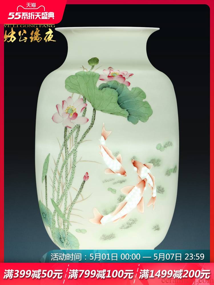 Jingdezhen ceramics hand - made years more vases, flower arranging place to live in the sitting room porch handicraft decoration