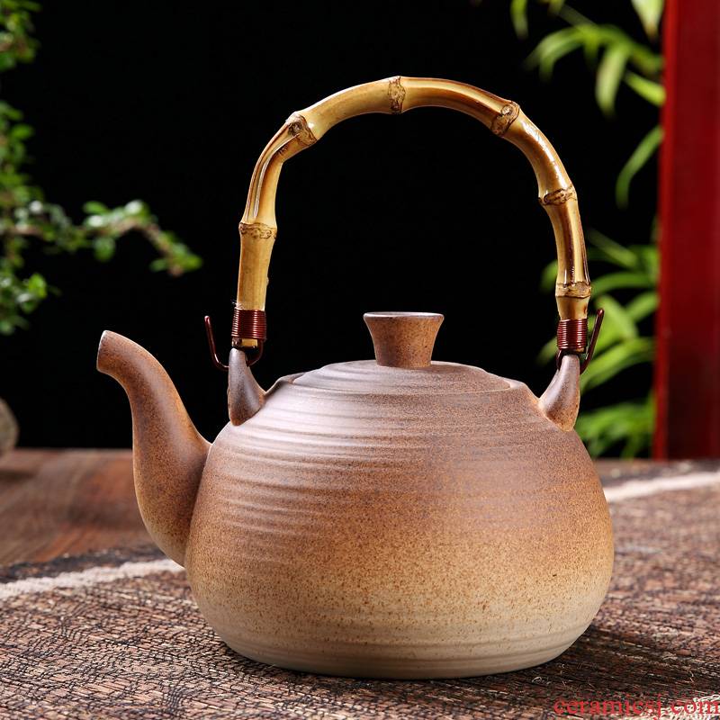 Home tea ceramic electric TaoLu flame'm earthen POTS girder kettle pot to boil tea, large capacity large restoring ancient ways
