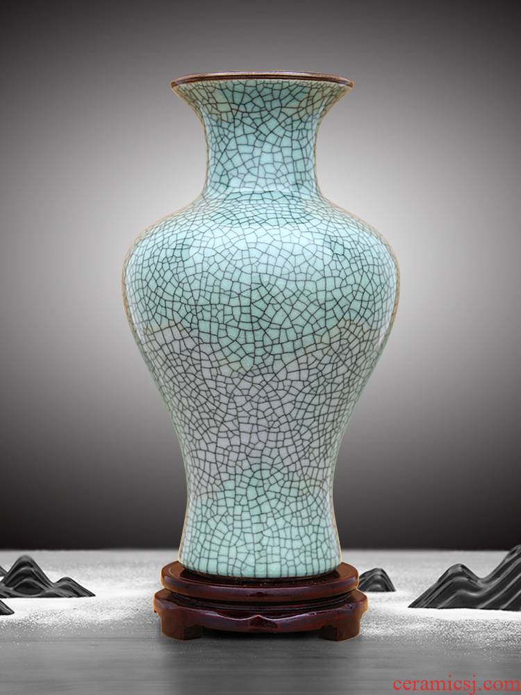 Jingdezhen ceramic vase furnishing articles is Chinese style of the ancients up sitting room home decoration flower arrangement craft bottles
