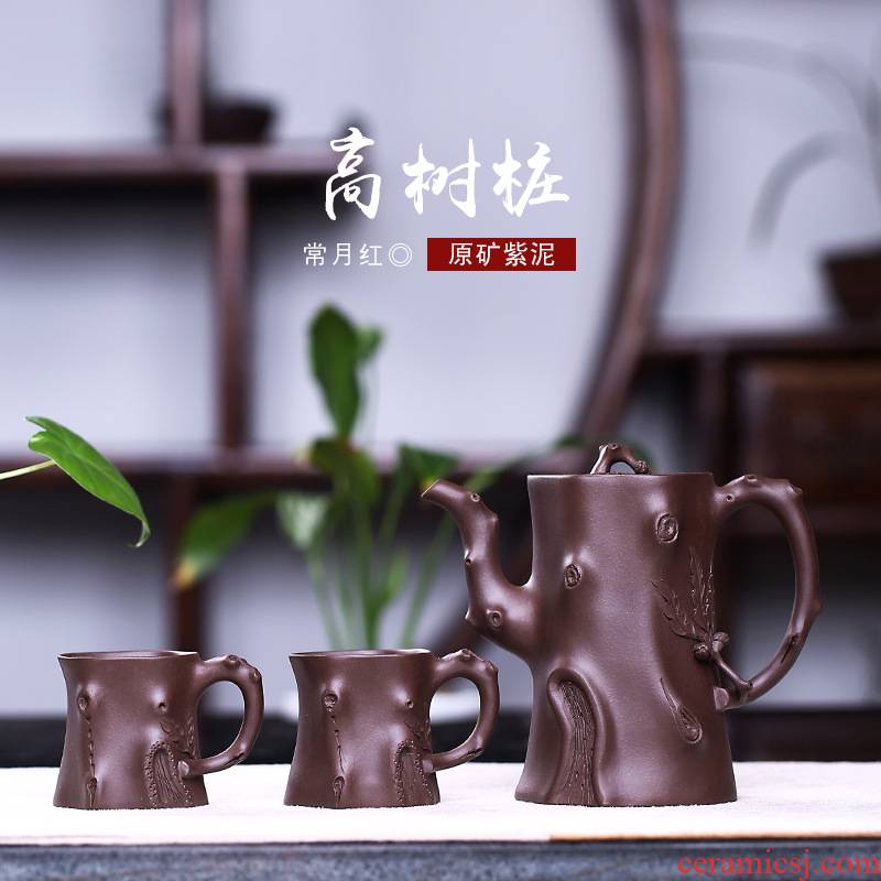 Yixing are it by the manual undressed ore zisha teapot teacup suit kung fu tea teapot tea cups