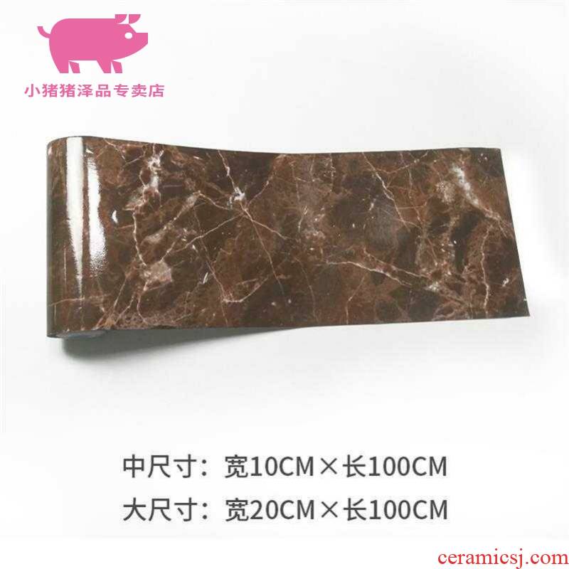 Can post the marble floor of stone tile threshold stone stickers of stone wall feel waterproof wear - resistant adhesive