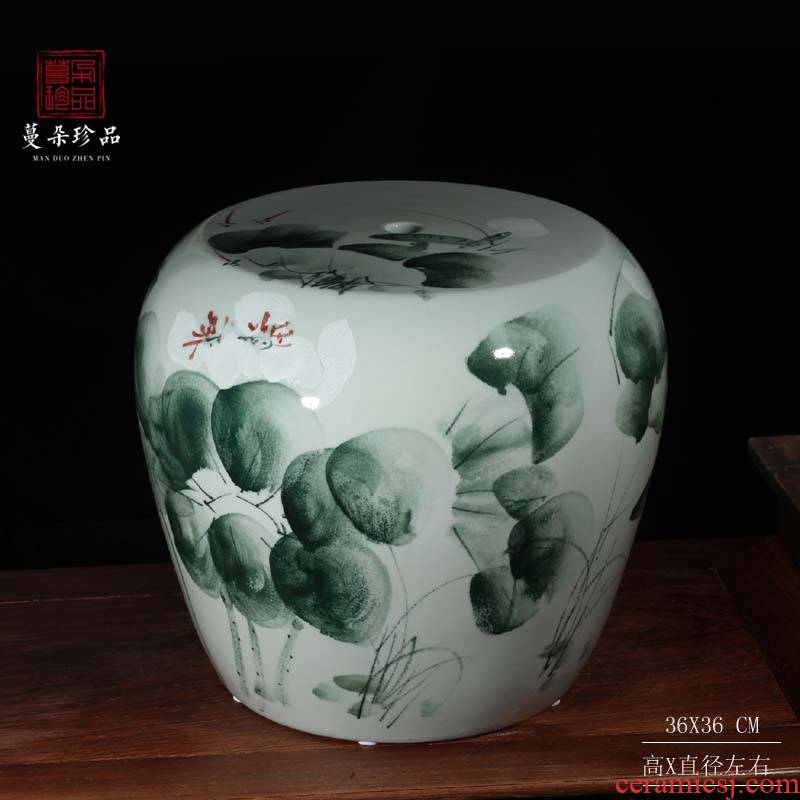Jingdezhen hand - made fashion elegant ceramic porcelain who large pretty safe shoe ark, porcelain who