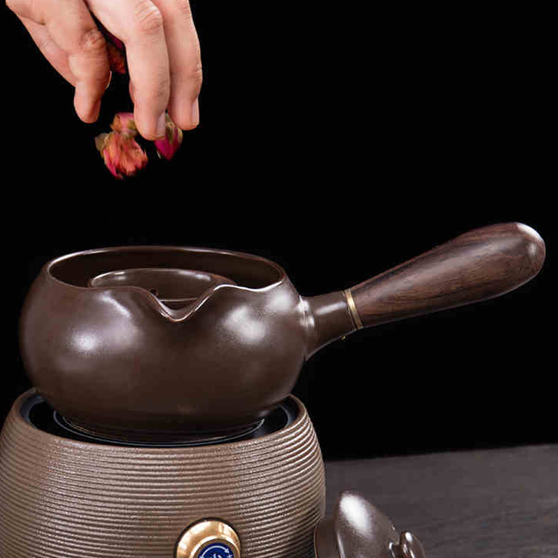 Ronkin household electrical TaoLu pu - erh tea boiling tea ware small suit health ceramic electric burn blisters tea stove the teapot