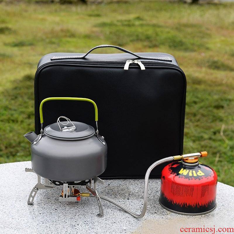 Go out for a picnic tea furnace creative is suing camping kettle to boil water pot barbecue tourism with the teapot